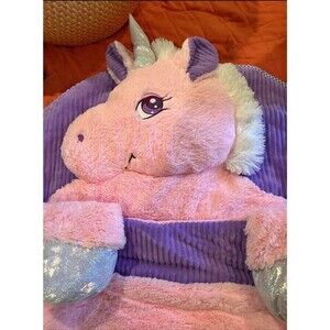 Unicorn Sleeping Bag Hug Fun Pink Purple Soft Plush 66 x28 Sleep Nap Kids Adult